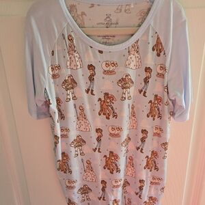 Toy Story Character Raglan Tee - Light Blue